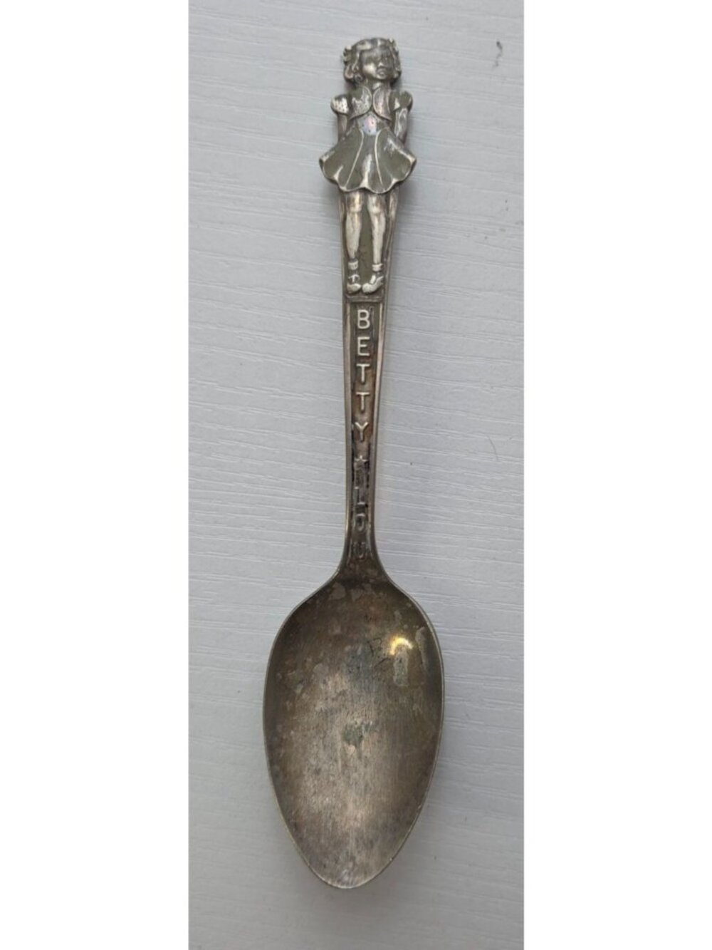 1930s Betty Lou Advertising Spoon - Vintage Radio Character Premium